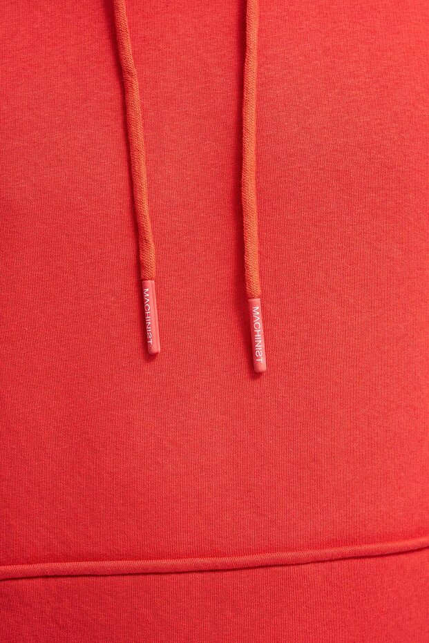 Чоловічий базовий худі з капюшоном Regular Basıc Ice Red - 4