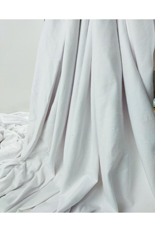 خيط قطن أبيض ممشط - 160 عرض × 245 طول (مجموعة من 2 خيط) - 4
