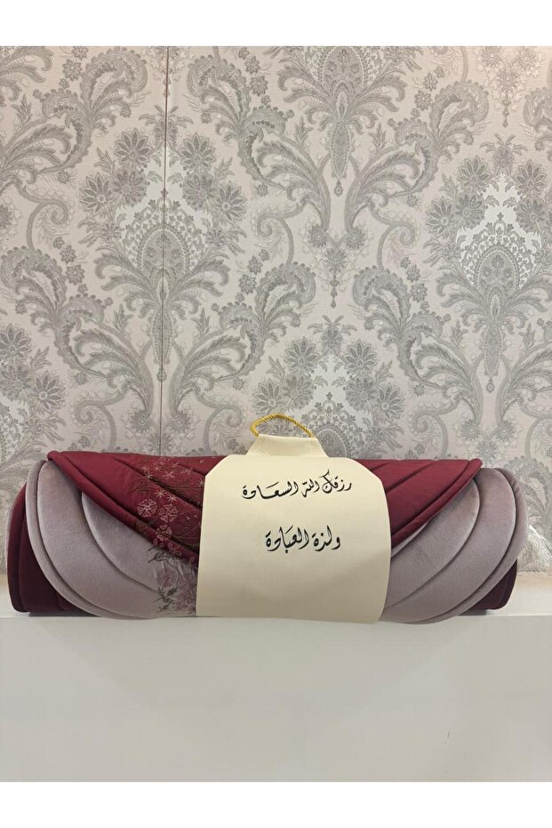 سجادة صلاة طقم من قطعتين بلونين مختلفة