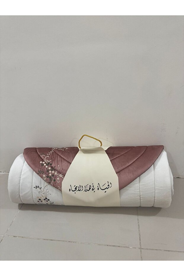 سجادة صلاة طقم من قطعتين بلونين مختلفة