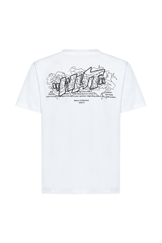 Off-White Graffiti Layers Slim T-Shirt - 2