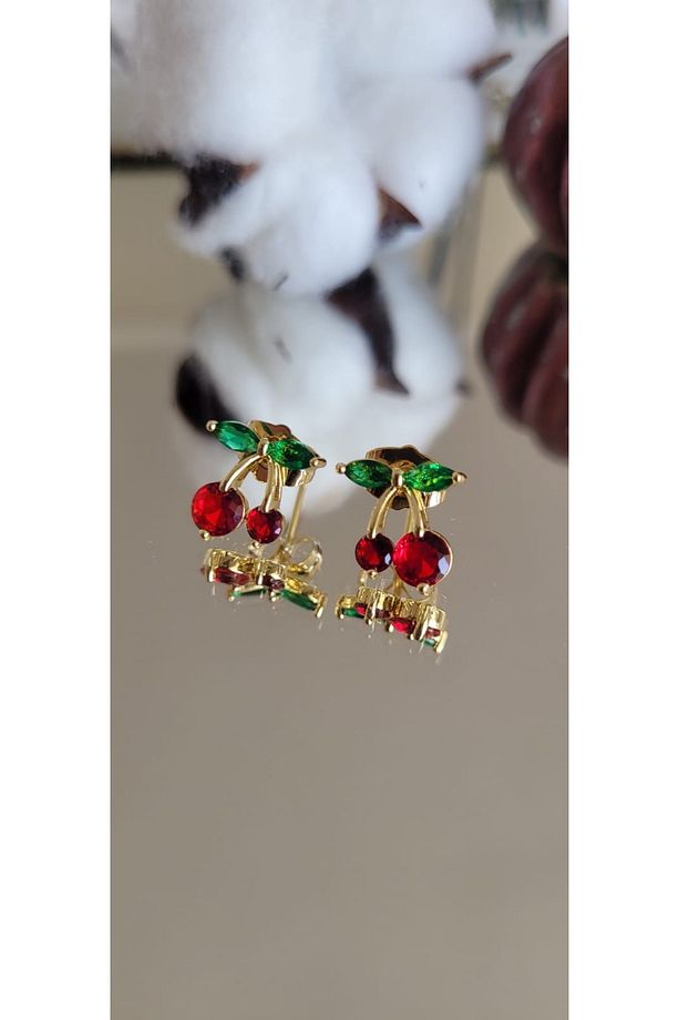 XUPİNG 14K MİNİ CHERRY KÜPE - 1