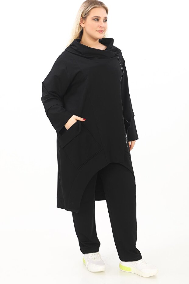 25084 CEKET SIYAH - 2