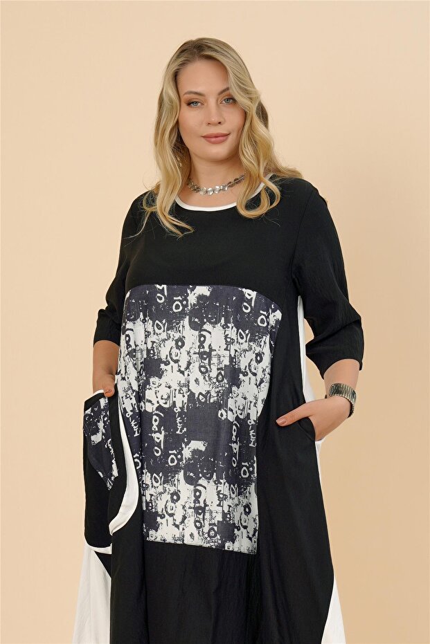 25167 ELBİSE SIYAH - 3