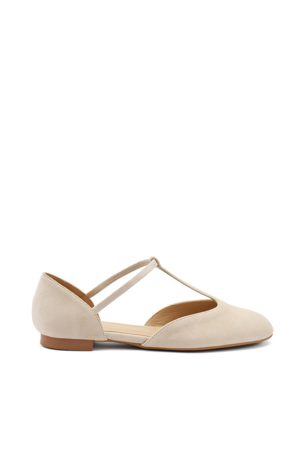 Woman / girl ballerina 70d7 frau daino ecru