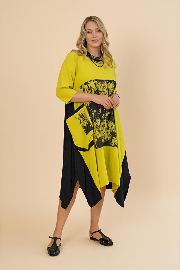 25167 ELBİSE LIMON - 5