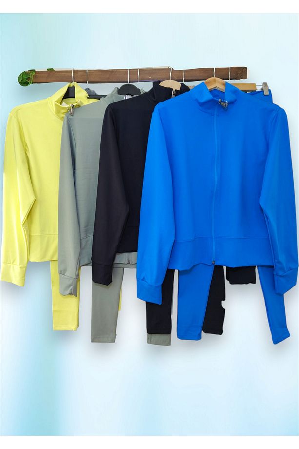 Taytlı Ceketli Lüks Eşofman Takımı - 5