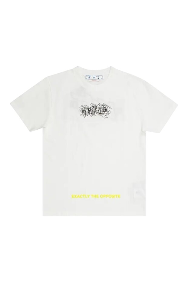 Off-White Graffiti Layers Slim T-Shirt - 1
