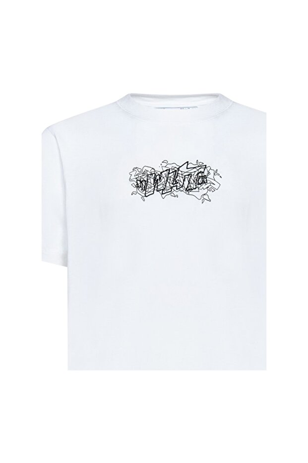 Off-White Graffiti Layers Slim T-Shirt - 3