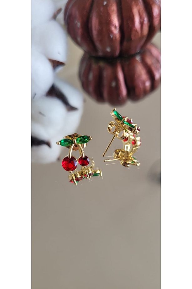 XUPİNG 14K MİNİ CHERRY KÜPE - 2