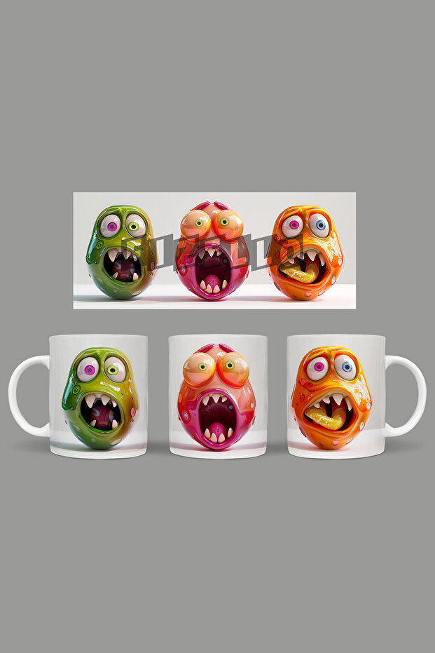 وجوه مضحكة - كوب وجه مضحك - 8