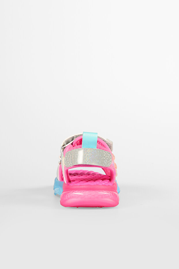 22-30 Numara Hafif Esnek Taban Işıklı Kız Çocuk Sandalet - 5