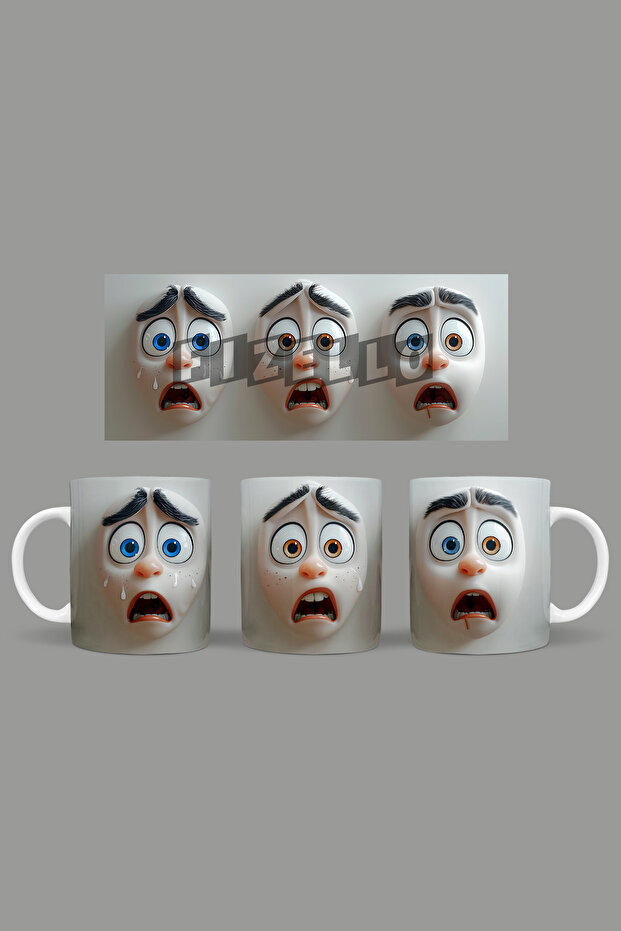 وجوه مضحكة - كوب وجه مضحك - 8