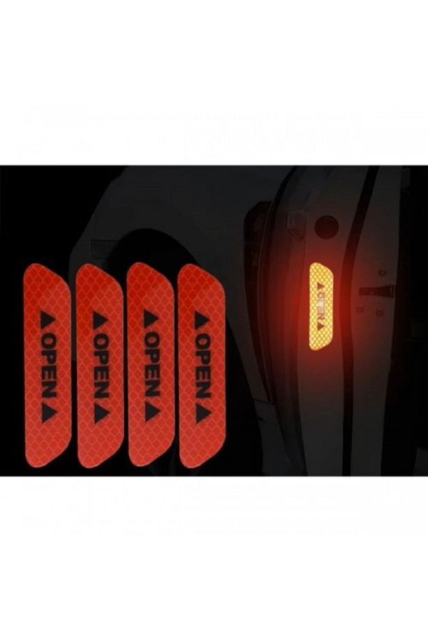 1 Adet Reflektif Araç Kapı Stickerı - 5