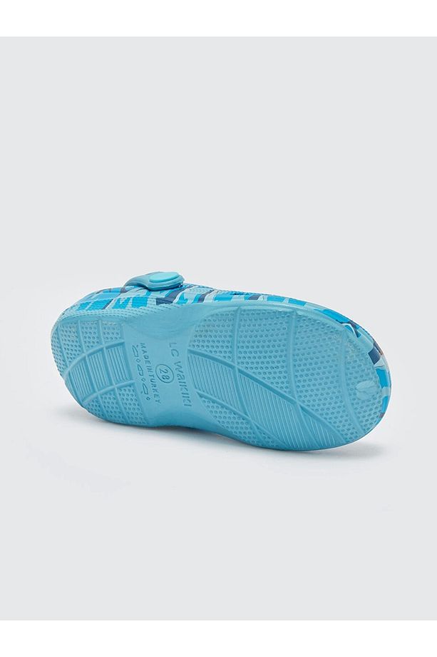 LCW STEPS Mavi Baskılı Erkek Çocuk Plaj Sandaleti - 4