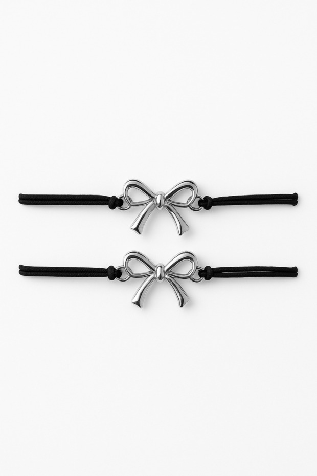 Colorful String Bracelets with Bow Heart Sun Crescent Design
