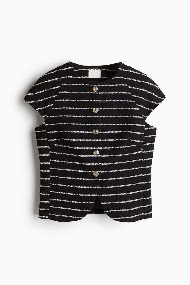 Button-front top - 4