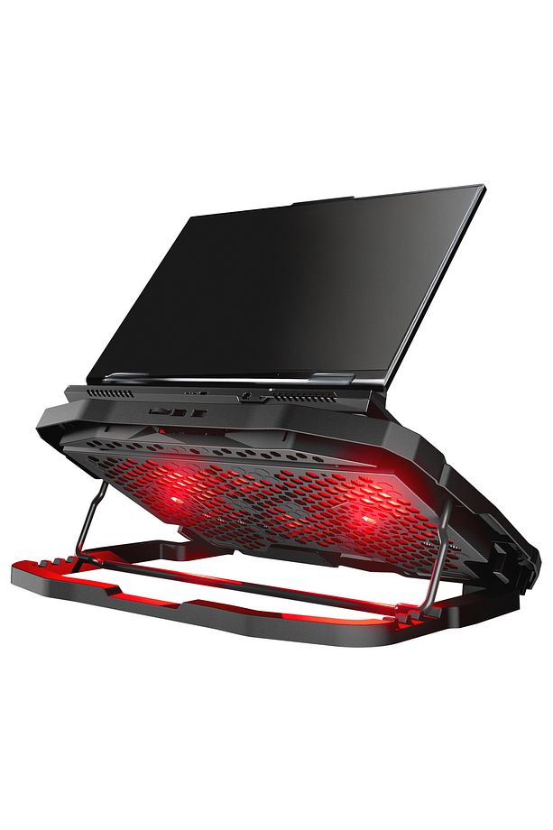 Ad-rx34 X-frame Siyah 4 Adet Fanlı "9-17" Inç Notebook Soğutucu Stand - 5