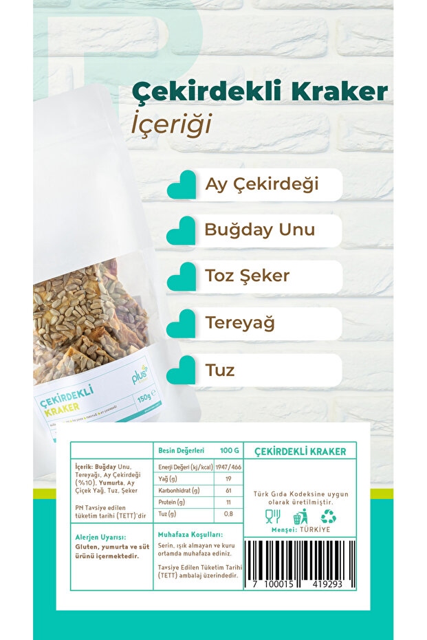Çekirdekli Kraker 150 gr - 4