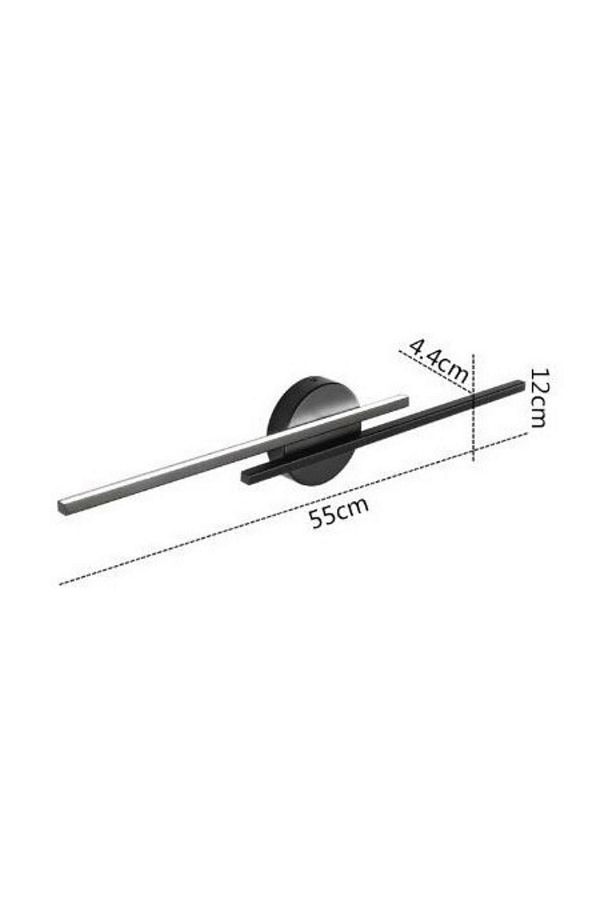 Ada Modern Siyah Dekoratif Günışığı Ledli Aplik - 4