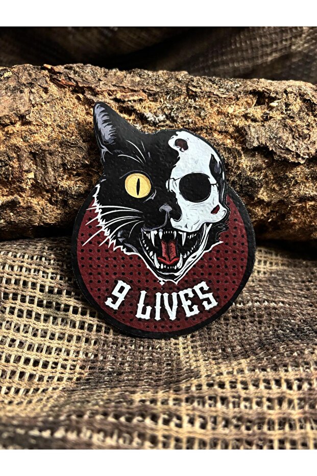 9 Lives Patch/Peç/Arma (9 x 7cm) - 1
