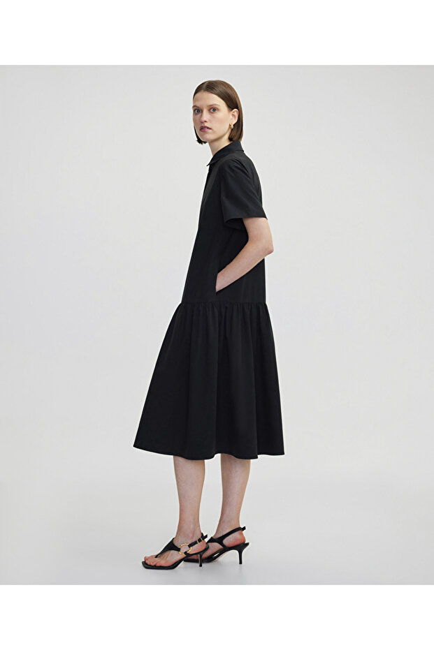 Büzgülü Elbise - 2