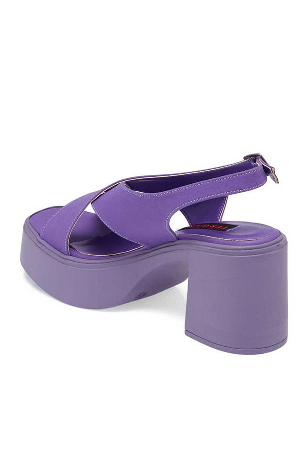 Mor Vegan-tekstil Kadın Sandalet - K24y1sn67404-t3s - 2