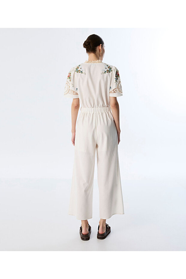 ÇİFT PARÇA GÖRÜNÜMLÜ NAKIŞLI TULUM - 6