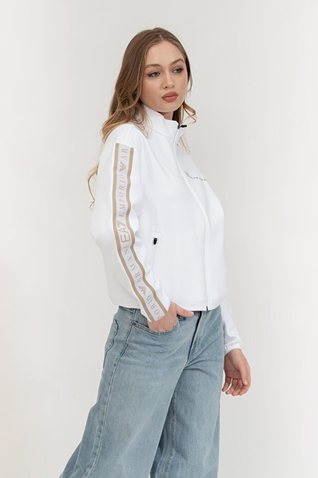 Kadın Fermuarlı Sweatshirt - 2