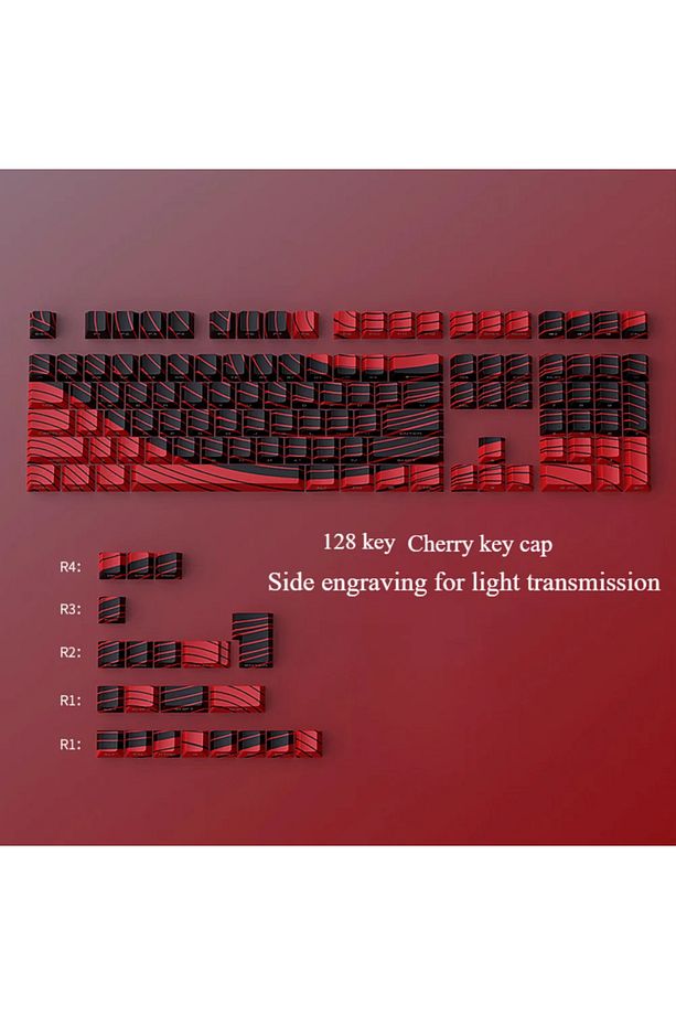 Vounter line Keycaps Tuş Takımı Mekanik Klavye Tuş Takımı - 1