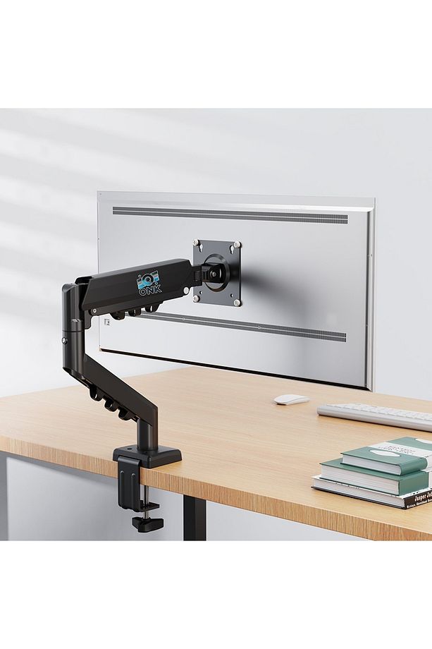Tek Kol Amortisörlü 17"-32" Lcd Led Monitör Tutucu Aparatı Onk1732s 2kg-8kg Taşıma Kapasiteli - 4