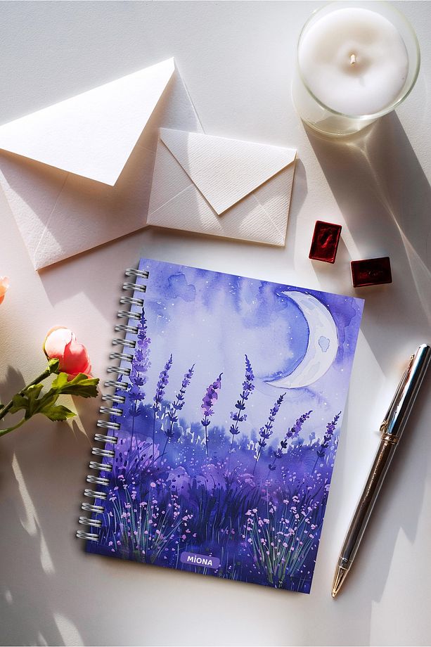 A5 Spiralli Karton Kapak 2’li Set 80 Gram 60 Yaprak Kareli Okul Defteri , Notebook - 3