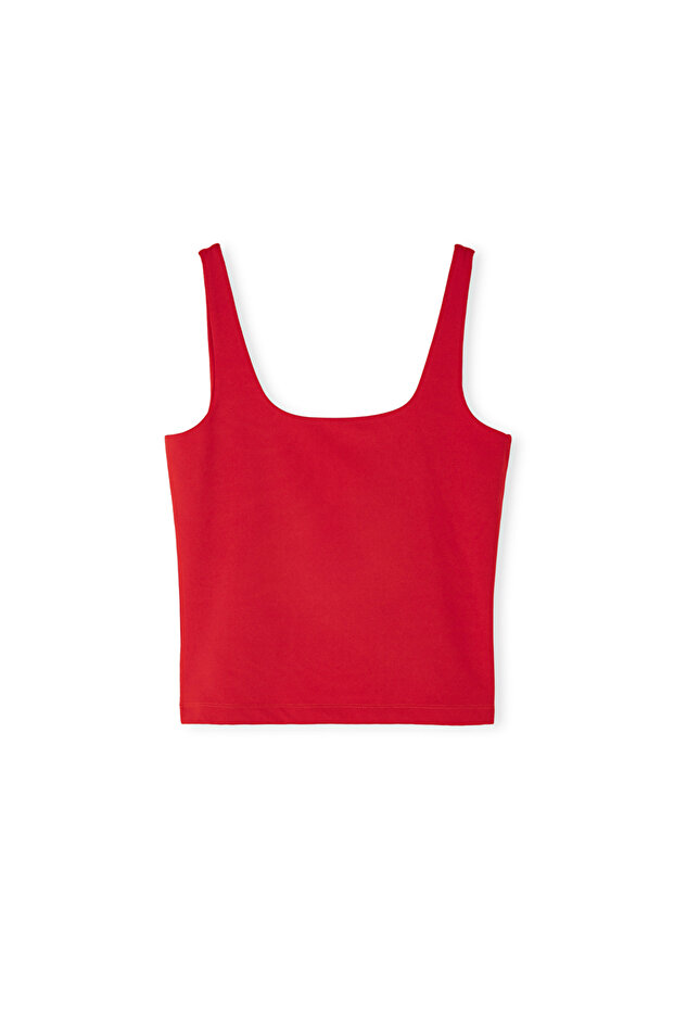 Kare yaka basic tişört - 3