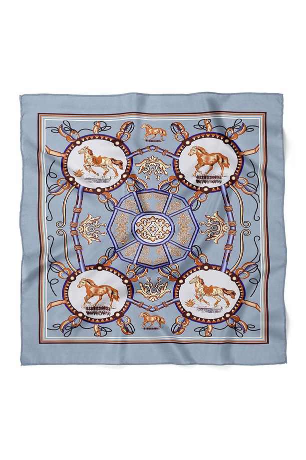 At Desen Fular Bandana 70 x 70 Cm - 1