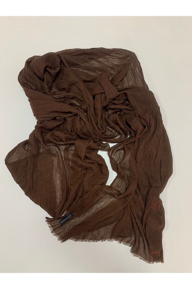 bambu şal acıkahve - 1