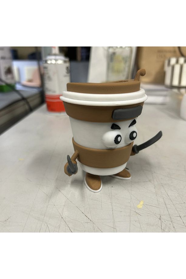 Murderous Cappuccino Figürü 10 cm – Italian Brainrot Koleksiyon Parçası - 3