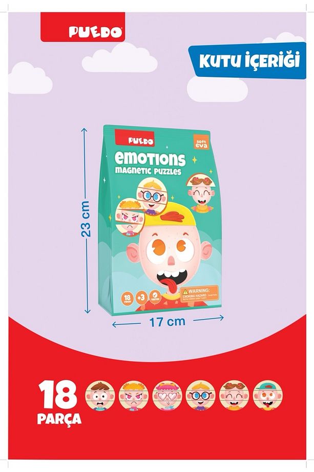 Manyetik Puzzle - Emotions (DUYGULAR) - 6