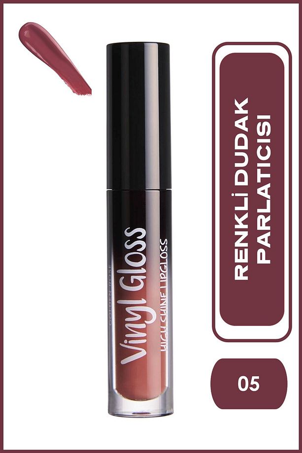 Vinyl Gloss High Shine Lipgloss 05 Ultra Parlak Dudak Parlatıcısı 4,5 ml - 1