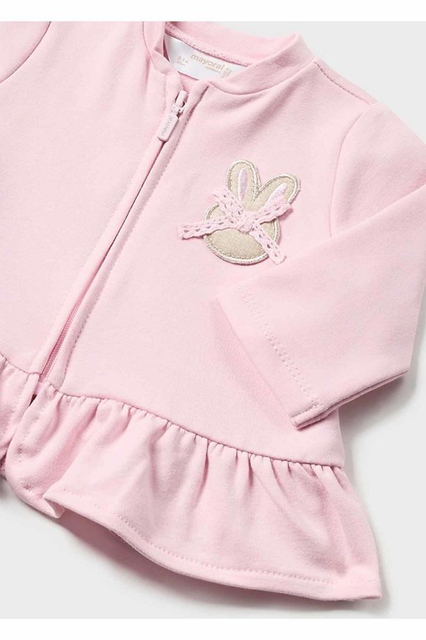 Yazlık Kız Bebek Eşofman 3'lü Set - Pembe - 3