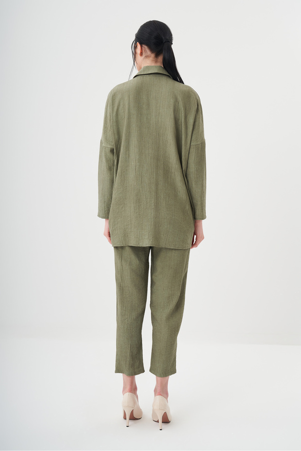 Kadın Gömlekli Basic Takım 8534 - 3