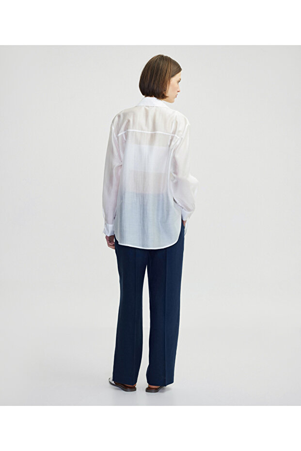 Çift parça görünümlü gömlek - 6