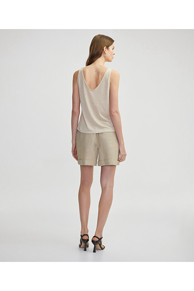 V yaka basic tişört - 7