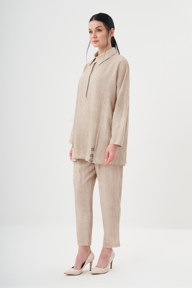 Kadın Gömlekli Basic Takım 8534 - 2