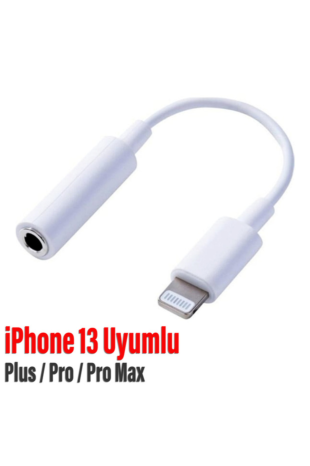 iPhone 13 Pro / Pro Max / Plus Compatible Lightning 3.5mm Headphone Converter Converter Jack Apparatus