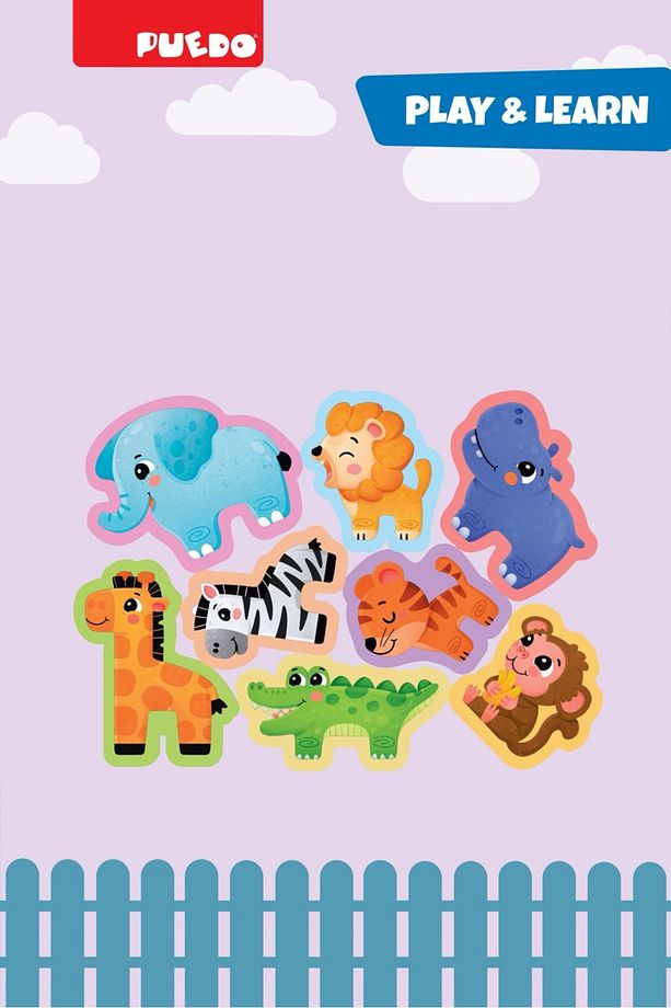 Ayakta Durabilen Bebek Puzzle - Safari - 9