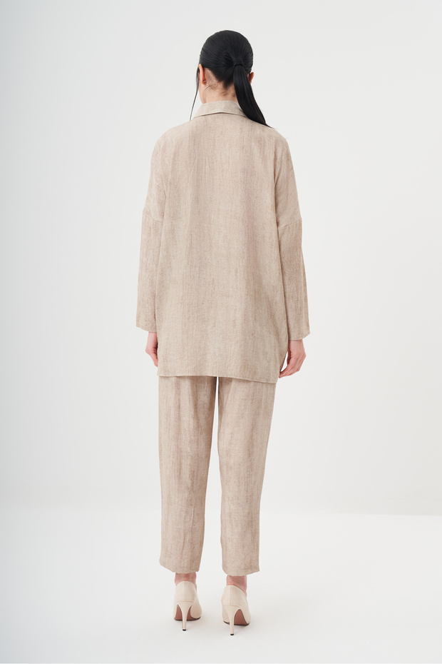 Kadın Gömlekli Basic Takım 8534 - 3