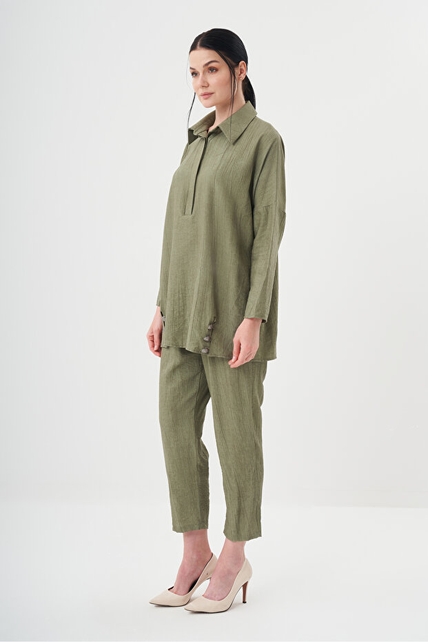 Kadın Gömlekli Basic Takım 8534 - 2