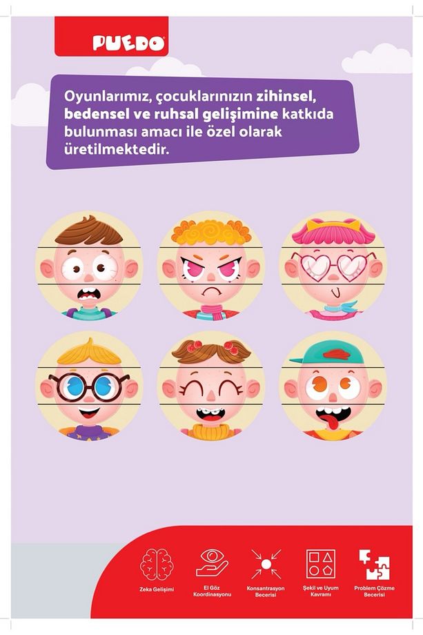Manyetik Puzzle - Emotions (DUYGULAR) - 9