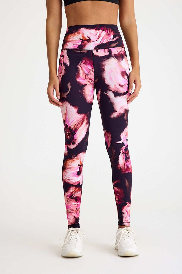 Push Up Tayt Pink Print - 5