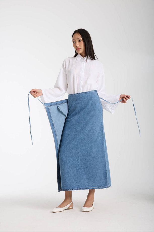 Lilya Mid Tone Kot Etek - 6